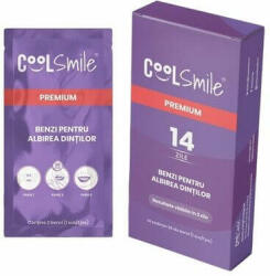  Benzi pentru albirea dintilor Premium, 28 bucati, Cool Smile