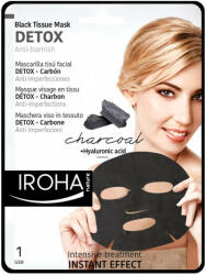 IROHA Masca pentru fata pe suport textil cu efect de detoxifiere, 23 ml, Iroha