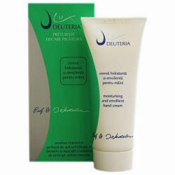 Deuteria Cosmetics Crema hidratanta si emolienta pentru maini, 75 ml, Deuteria Cosmetics