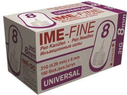 IME-FINE Ace insulina 31G/8mm x 100 buc. , IME-DC Diabet Srl