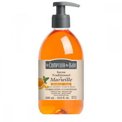 Le Comptoir du Bain Sapun traditional de Marsilia cu parfum de Mandarine si Salvie, 500 ml, Le Comptoir du Bain