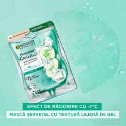 Garnier Skin Naturals Mască de față hidratantă cryo jelly, 27 gr, 27 g Masca de fata