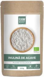 RAWBOOST Inulina de agave pudra ecologica, 200 g, Rawboost Smart Food