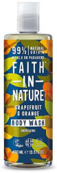 Faith in Nature Gel dus cu grapefruit si portocala x 400ml, Faith in Nature