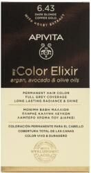 Vopsea pentru par My Color Elixir, nuanta 6.43, Apivita