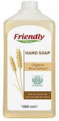 Friendly Organic Sapun lichid pentru maini cu extract de orez, 1000 ml, Friendly Organic