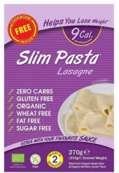 Slim Pasta Lasagna Bio din konjac, 270g, Slim Pasta