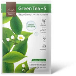 ARIUL Masca cu ceai verde si acid salicilic 7Days Plus, 1 buc, Ariul