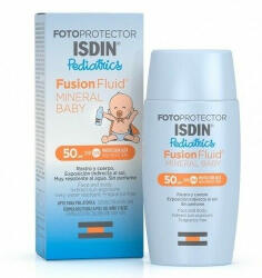 ISDIN Fusion Fluid mineral de protectie solara pentru copii cu SPF 50, 50 ml