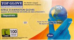 TOP GLOVE Manusi examinare Nitril Nepudrate L, 100 buc, Top Glove