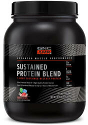 GNC Amp Sustained Protein Blend Amestec Proteic Cu Aroma De Cereale Fructate, 910 G