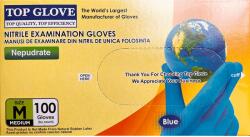 TOP GLOVE Manusi examinare Nitril Nepudrate M, 100 buc, Top Glove
