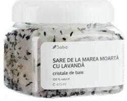 Sabio Cosmetics Sare de la Marea Moartă cu lavanda cristale de baie, 475 ml, Sabio