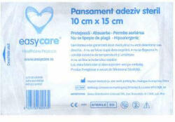 Easycare Healthcare Produscts Pansament adeziv steril cu tampon absorbant, 10x15 cm, EasyCare