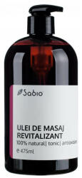 Sabio Cosmetics Ulei de masaj revitalizant, 475 ml, Sabio