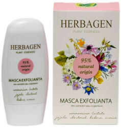 HERBAGEN Masca exfolianta pentru ten sensibil sau cuperozic Herbagen, 50g, Genmar Cosmetics
