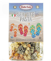 Dalla Costa Paste din grau dur tricolore Sea Life, 250 g, Dalla Costa