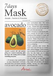 ARIUL Masca servetel cu avocado 7Days Mask, 20 g, Ariul