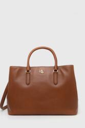 Lauren Ralph Lauren bőr táska barna - barna Univerzális méret - answear - 201 990 Ft