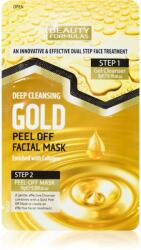Beauty Formulas Gold masca si peeling 2 in 1 1 buc Masca de fata