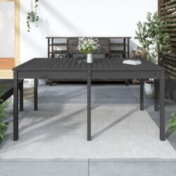 vidaXL Măsuță de grădină, gri, 159, 5x82, 5x76 cm, lemn masiv de pin (823978)