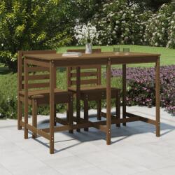 vidaXL Masă de grădină, maro miere, 159, 5x82, 5x110 cm, lemn masiv pin (824098)