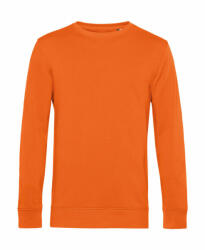 B&C Collection Uniszex hosszú ujjú organikus pulóver B and C Organic Crew Neck French Terry M, Narancssárga