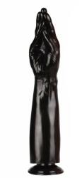 STD Dildo Fisting Naughty Hand, PVC, Negru, 38.5 cm Dildo