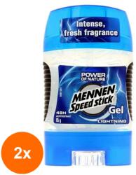 Mennen Set 2 x Deodorant Gel Mennen Speed Stick Power of Nature Lightning, 85 g
