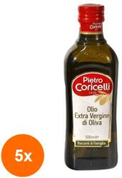 Pietro Coricelli Set 5 x Ulei Masline Extravirgin Pietro Coricelli 500 ml