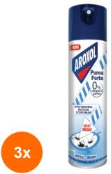Aroxol Set 3 x Spray Aroxol Pure & Forte Impotriva Mustelor si Tantarilor, 300 ml (ROC-3xMAG1018102TS)