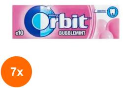 Orbit Set 7 x Guma de Mestecat Orbit Bubblemint, 14 g (FXE-7xEXF-TD-93490)