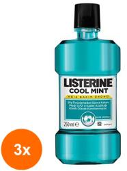 LISTERINE Set 3 x Apa de Gura Listerine Cool Mint, 250 ml (ROC-3xSALIST00001)