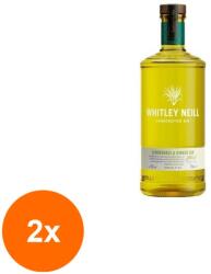 Whitley Neill Set 2 x Gin Lemongrass si Ghimbir, Lemongrass & Ginger 43% Alcool 0.7l