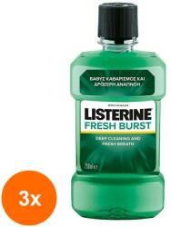 LISTERINE Set 3 x Apa de Gura Listerine Fresh Burst, 250 ml (ROC-3xSALIST00008)