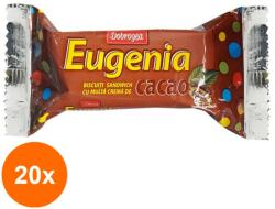 Dobrogea Set 20 x Eugenie cu Crema de Cacao Dobrogea, 36 g (FXE-20xEXF-TD-100515)