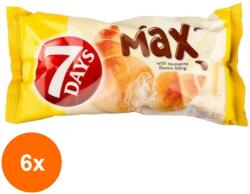 7DAYS Set 6 x Croissant cu Crema de Sampanie 7 Day's Max, 85 g (FXE-6xEXF-TD-80036)