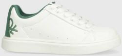 United Colors of Benetton sneakers pentru copii culoarea alb PPYX-OBK08Z_00A