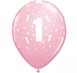 Godan Pastel Pink, Rózsaszín 1 léggömb, lufi 6 db-os 11 inch (28 cm) (MLG178211)