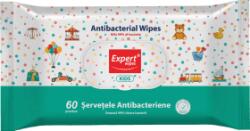  Expert Wipes Șervețele umede antibacteriene pentru copii, 60 buc