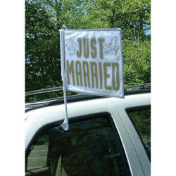 Amscan Steag nuntă auto Just Married