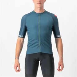 Castelli - tricou ciclism barbati cu maneca scurta Entrata VI jersey - albastru turcoaz inchis (CAS-4522025-390) - trisport