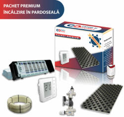 Fornara Spa Pachet încălzire in pardoseală, Premium-Mix, 40 mp, cu automatizare 2 zone (CC-IPPM40)