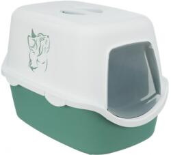 TRIXIE Macska WC Vico, Macska mintával 40 × 40 × 56 cm, Zöld/Fehér (40279) - pawcity