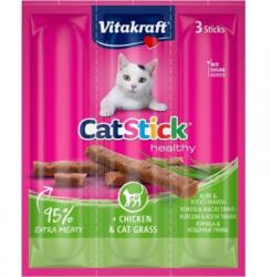Vitakraft Cat Stick Jutalomfalat Mini Csirke & Macskafű 3x6g - pawcity