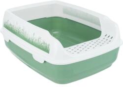 TRIXIE Macska WC Delio Peremmel, 38 × 20 × 50 cm Mintás, Zöld/Fehér (40398) - pawcity