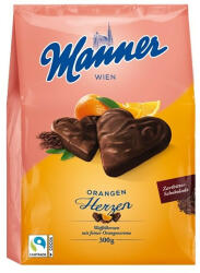 Manner Töltött ostya MANNER szív narancsos 300g (C52877) - papir-bolt