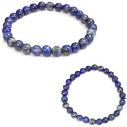  Bratara din Lapis Lazuli Degrade Natural - Diametru 52-54 mm - Rotunda 7-8 x 7-8 mm - 1 Buc