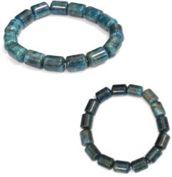  Bratara din Apatit Albastru Natural - Diametru 52 mm - Tub 11-12 x 9-10 mm - 1 Buc - concepttropic - 91,00 RON