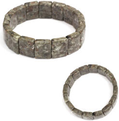  Bratara din Sodalit Fosforescent - Yooperlite Natural - Diametru 60 mm - Dreptunghi 13x16 mm - 1 Buc